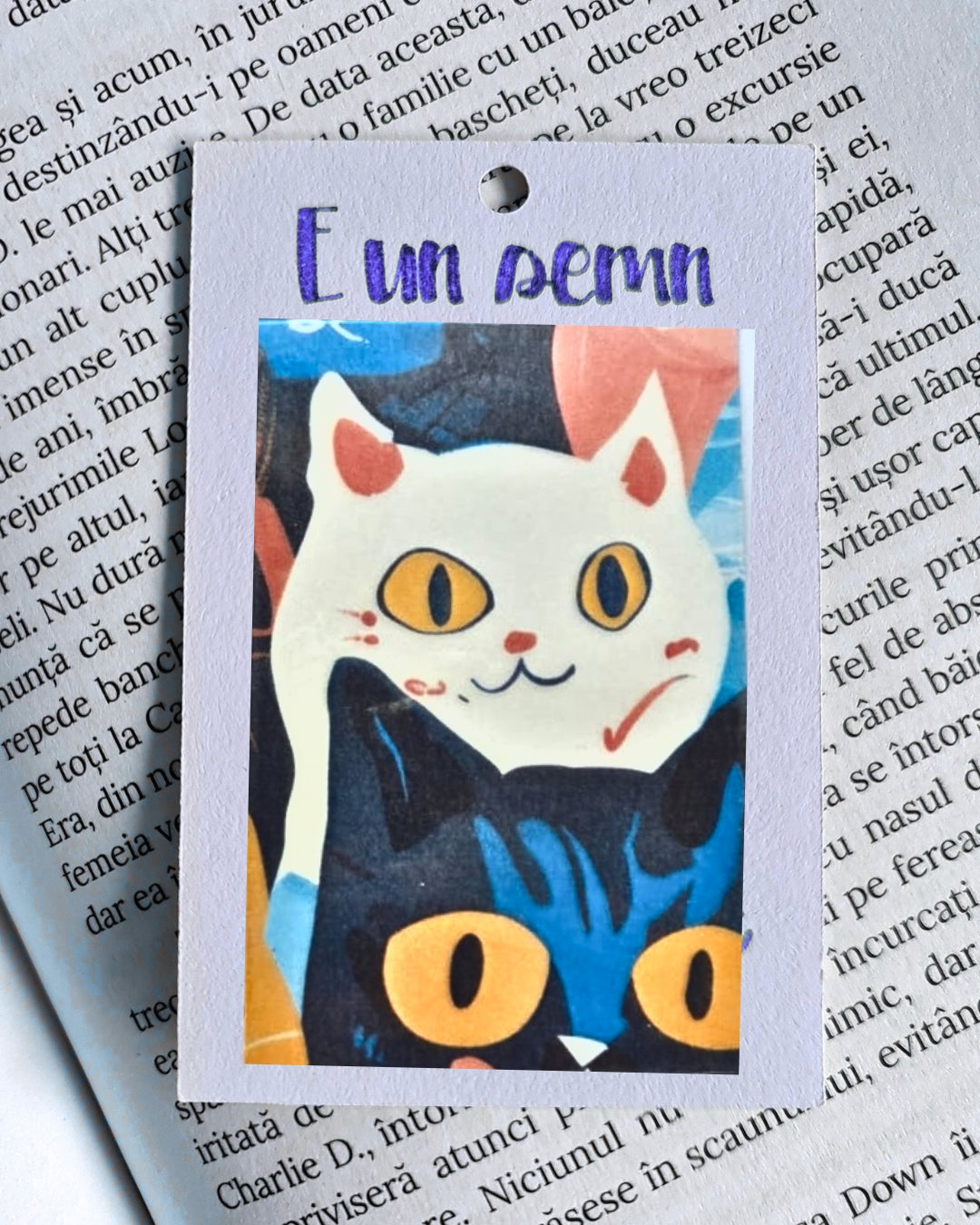 Semn de carte Pisici zâmbitoare