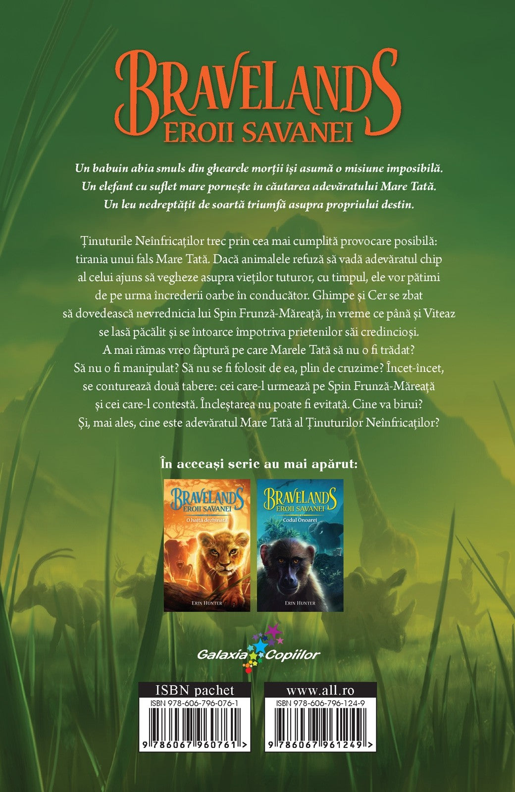 Bravelands-Eroii savanei vol. 3: Sânge și os