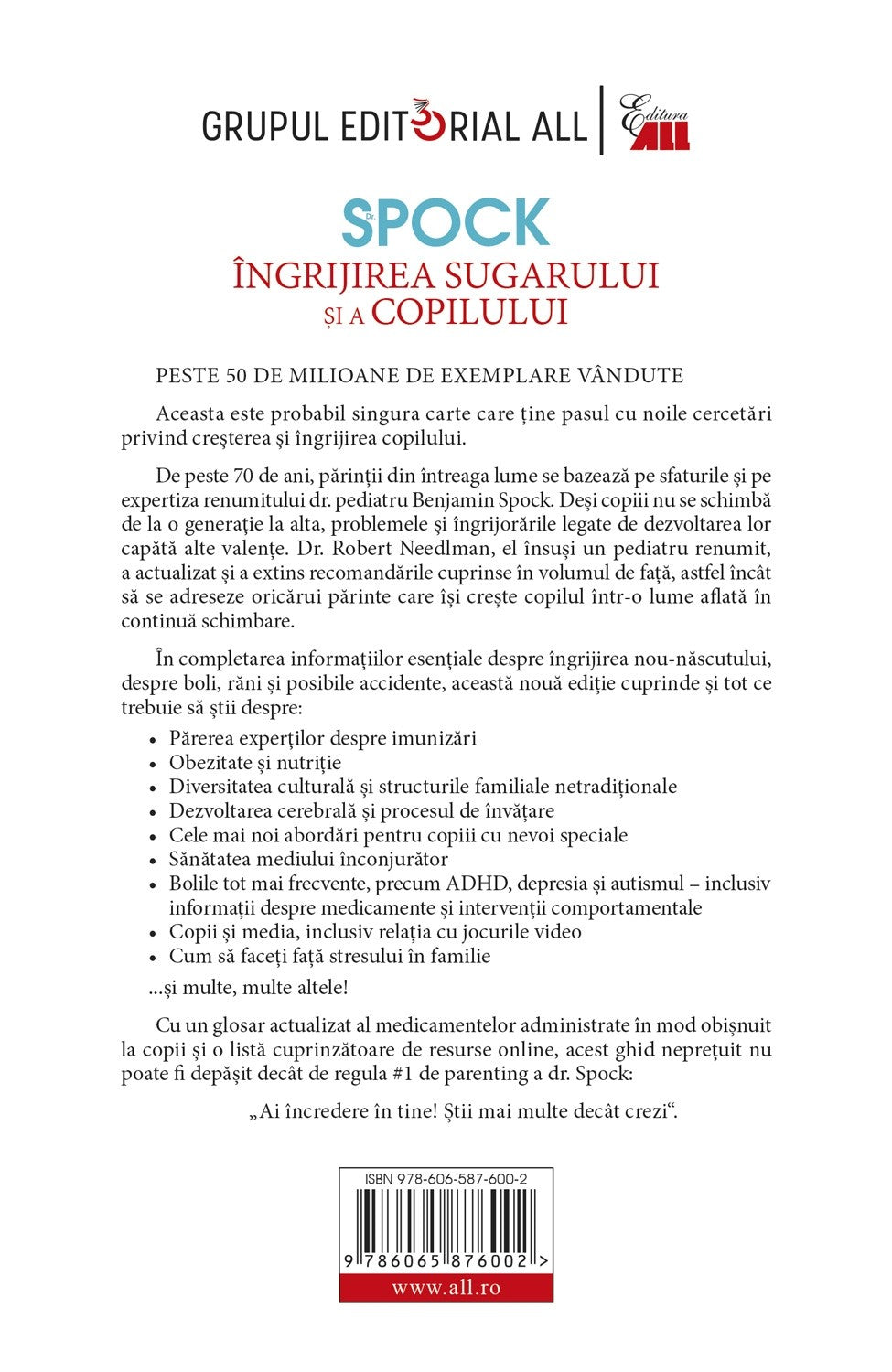 Îngrijirea sugarului și copilului