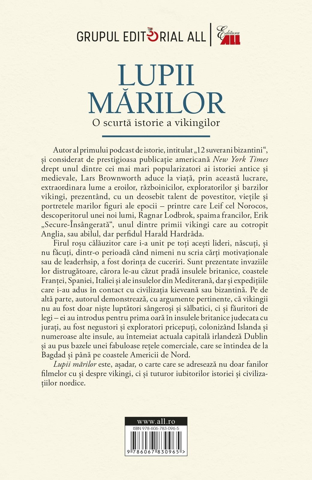 Lupii Mărilor. O scurtă istorie a vikingilor