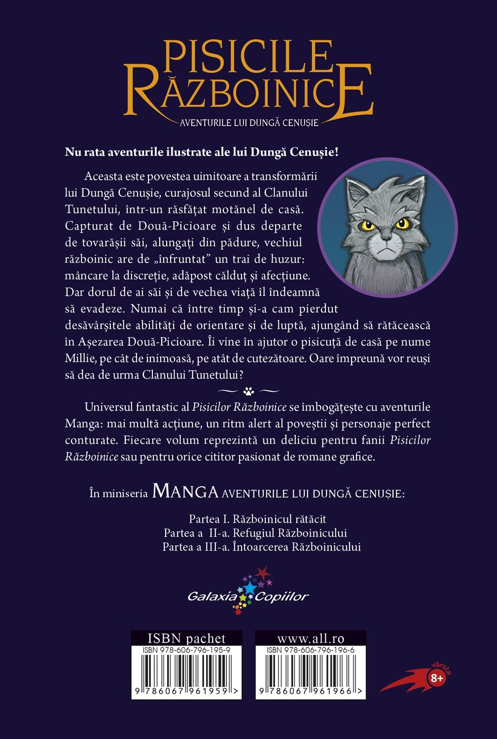 Manga. Pisicile războinice Vol. 1: Aventurile lui Dungă Cenușie, Războinicul rătăcit