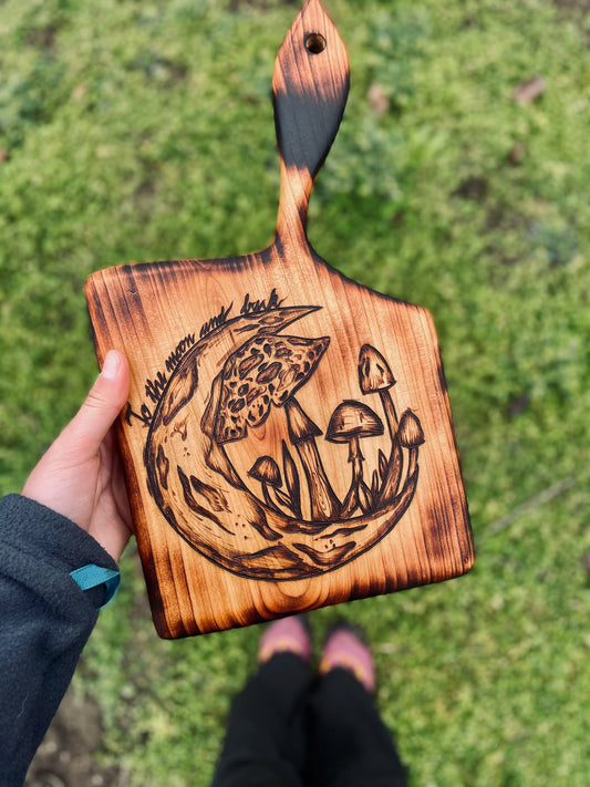 Tocător To the moon+ 2 spatule de bucătărie