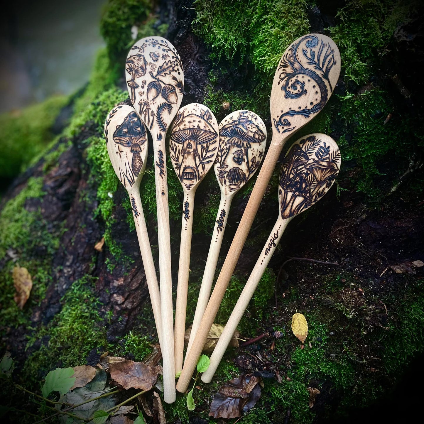 Tocător Where Magic Begins+2 spatule de bucătărie