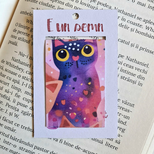 Semn de carte Pisica îndrăgostită