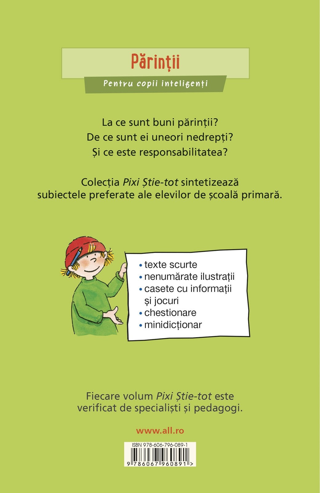 Părinții. Cum să-i înțelegi și cum să te descurci cu ei. Pixi Știe-Tot