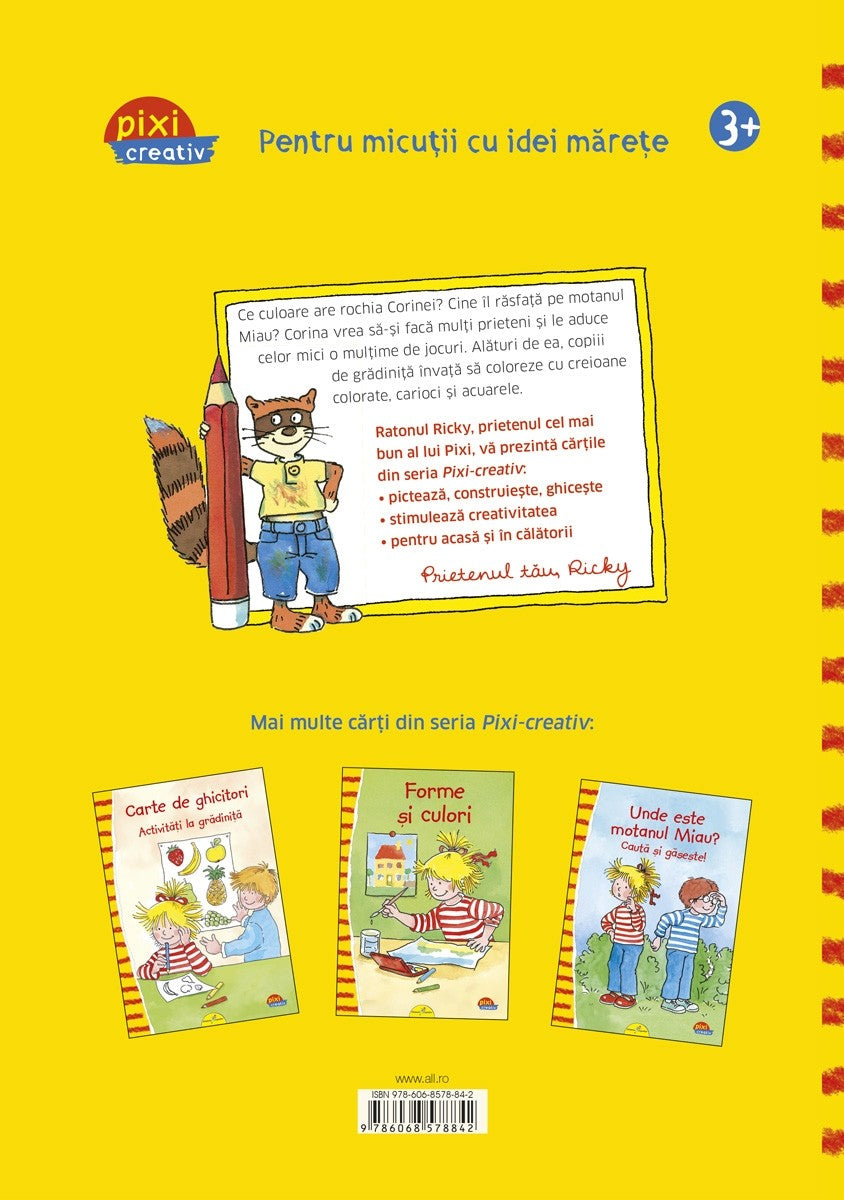 Carte de colorat: Activități la grădiniță